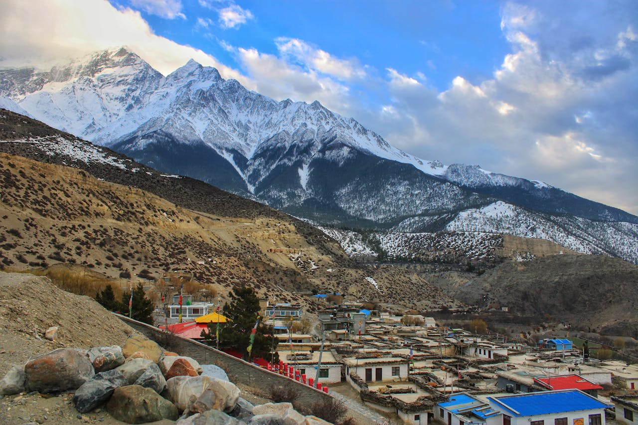 Scenic landscape of Nepal